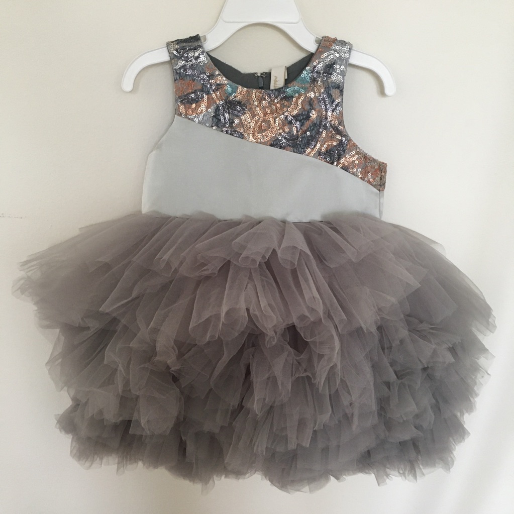 Mischka Aoki You’re Almost Alice Dress Nwt Blue